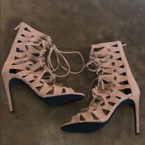WORN ONCE Jeffrey Campbell strappy heels